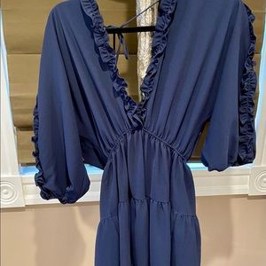 Vici dolls deep v back dress